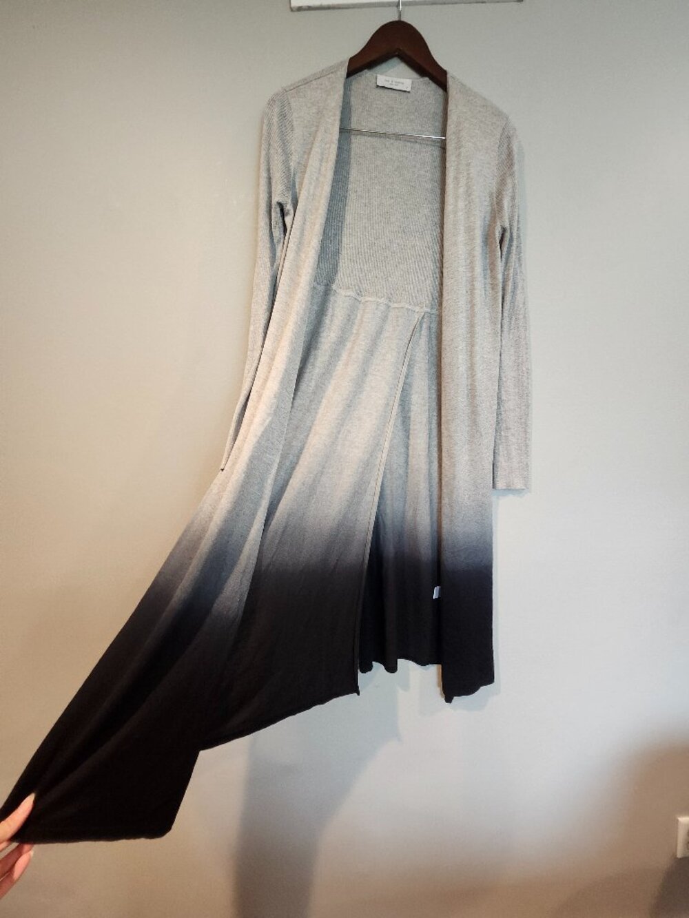Long Ombre Cardigan